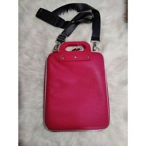 Pink Vinyl Bombata Tablet Mini Briefcase